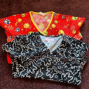 Holiday Themed Nursing Scrubs Bundle